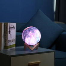 Load image into Gallery viewer, 16 Colors 3D Print Star Moon Lamp