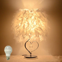 Load image into Gallery viewer, Feather Bedside Desk Vintage Night Light