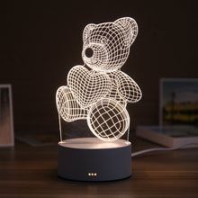 Load image into Gallery viewer, 3D Resin Night Light LED Table Lamp