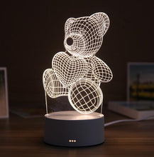 Load image into Gallery viewer, 3D Resin Night Light LED Table Lamp