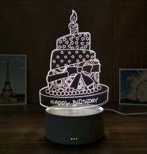Load image into Gallery viewer, 3D Resin Night Light LED Table Lamp